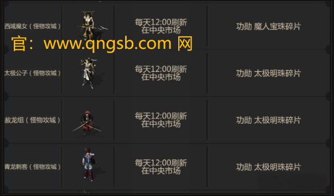 千年手游排行榜前十名：千年手游怪物攻击防御表格